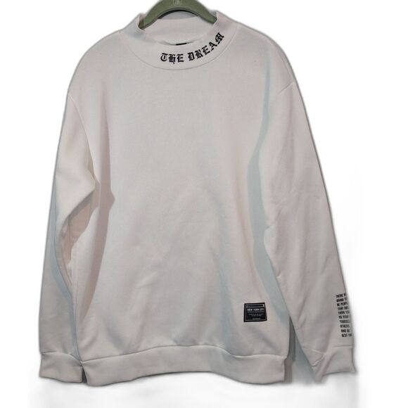 Manfinity Men's Sweatshirt White Size S NWOT - Picture 1 of 7